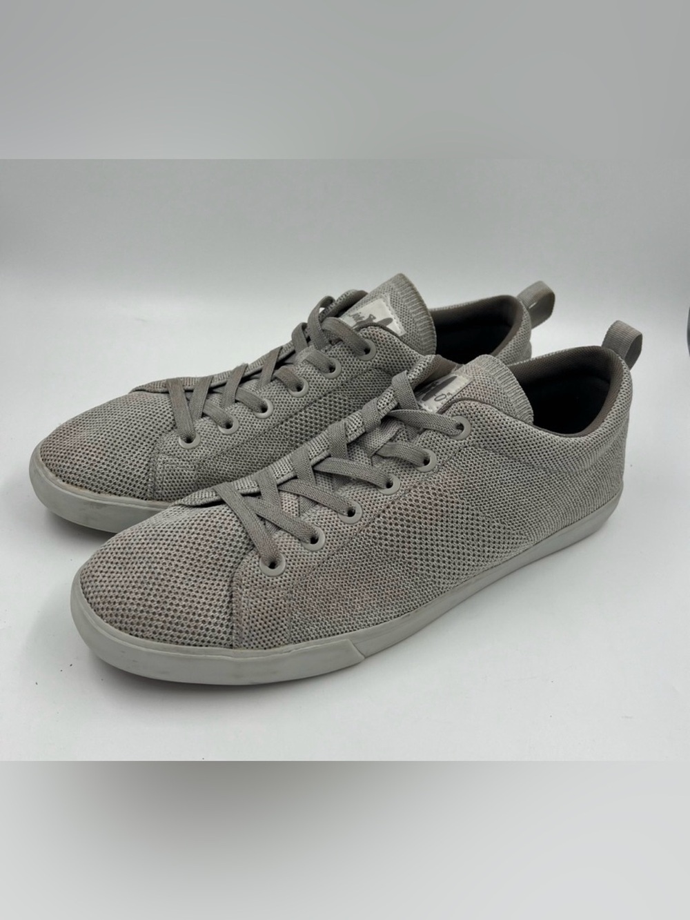 Johnnie-O Men’s Techknit Cloud Woven Nylon Slip-On Sneakers Gray‎ 13M Shoes